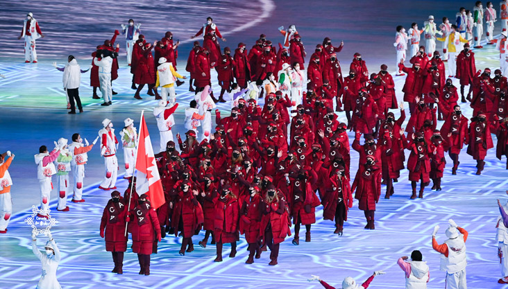 冬奥运会开幕式 入场图片